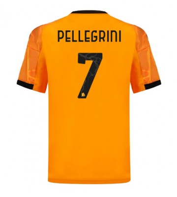 AS Roma Lorenzo Pellegrini #7 Udebanetrøje 2025-26 Kortærmet